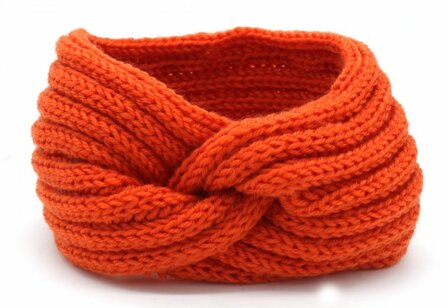 Headband twist - Oranje
