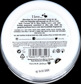  LOVE Coconut &amp; Cream Bodybutter