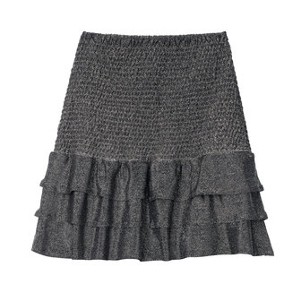 Skirt festive grijs - Maat M