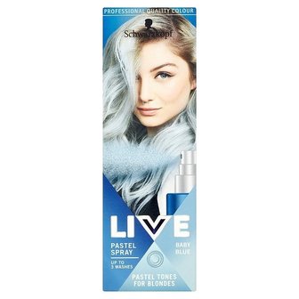 Schwarzkopf live - Pastel spray baby blue