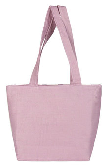 Strandtas ster roze achterkant