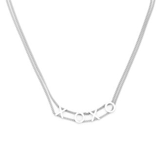 Ketting XOXO - Zilver