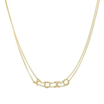 Ketting XOXO - Goud