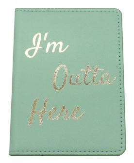 Passport case outta here - Green