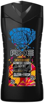 Axe showergel - Skateboard &amp; Fresh rose