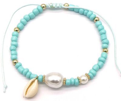 Bracelet shelly -Blue