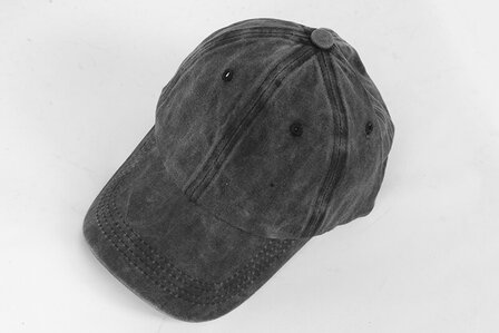 Jeans cap - faded black