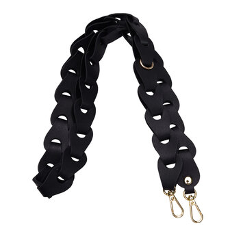 Tas riem / bag strap - Zwart Bijoux for me