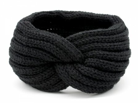 Headband twist - Black