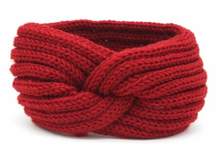 Headband twist - Red
