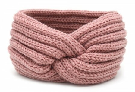 Headband twist - Oud Roze