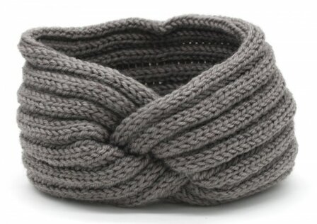 Headband twist - Grey