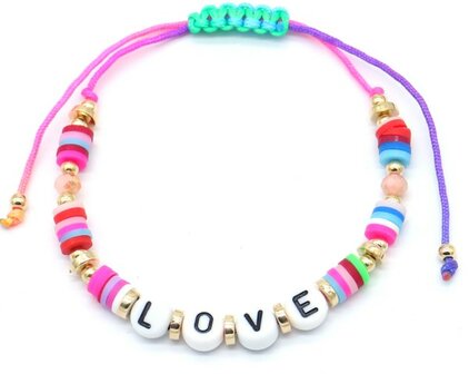 Armband love - multi