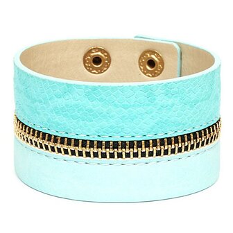 Armband rits - Blauw