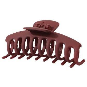 Hair clip big - Dark RedBrown