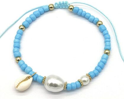 Armband shelly -Blauw