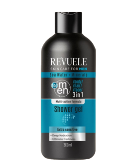 Revuele skincare for men 3in1 shower gel