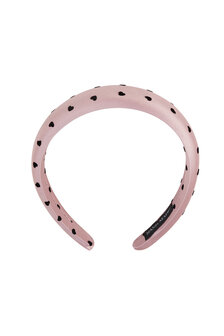 Headband hearts - Pink
