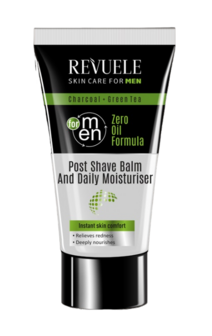 Revuele Charcoal &amp; Green Tea Post Shave Balm and Daily Moisturiser.
