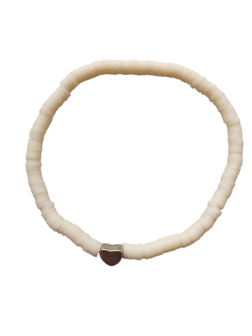 Armband summer love - Creme