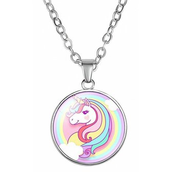 Ketting eenhoorn - Regenboog