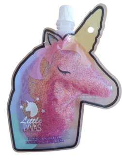 Little divas eenhoorn glitter Roze