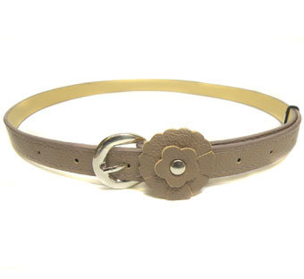 Riem met bloem taupe