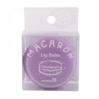 Macaron lipbalm met kwastje