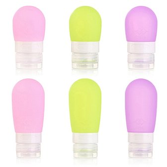 Silicone reisflesjes 80 ML - Div kleuren