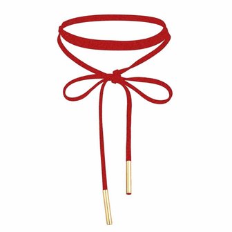 Wikkel choker - Rood