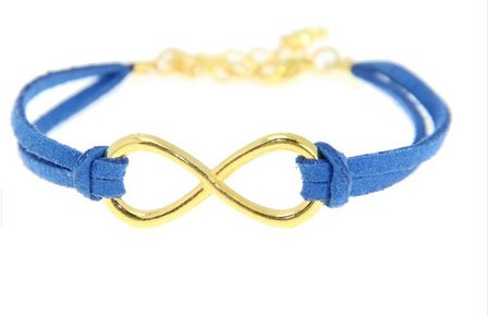 Armband infinity - Blauw