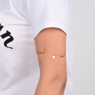 Upper arm armband goud