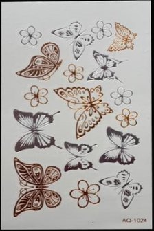 Flash tattoo  Vlinders