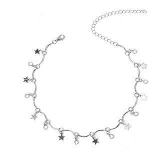 Choker &quot;stars&quot; Zilver