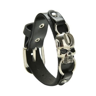 Heren armband skull