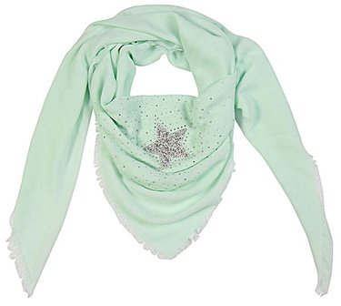 Sjaal strass star - Mint groen