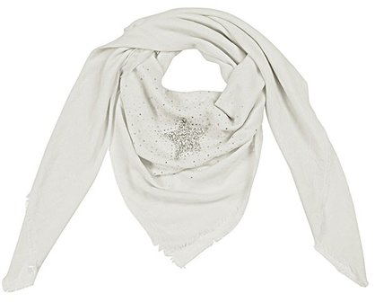 Sjaal strass star - Wit