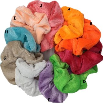 Scrunchies velours - Div kleuren