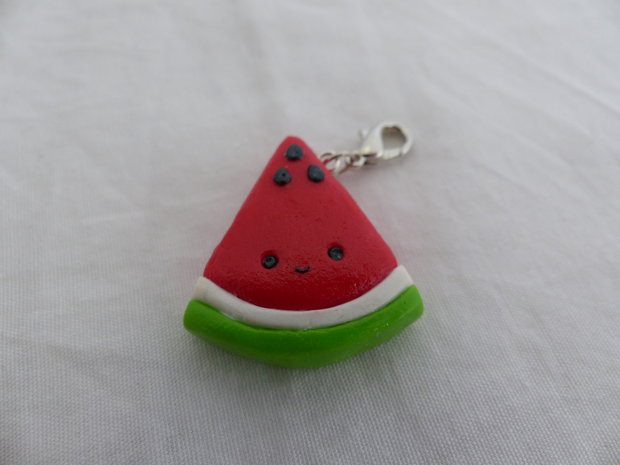 Handmade watermelon slice bedel - groot