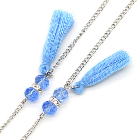 Brillenkoord tassel - Blue