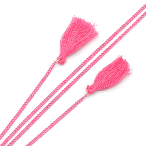 Brillenkoord tassel - Pink