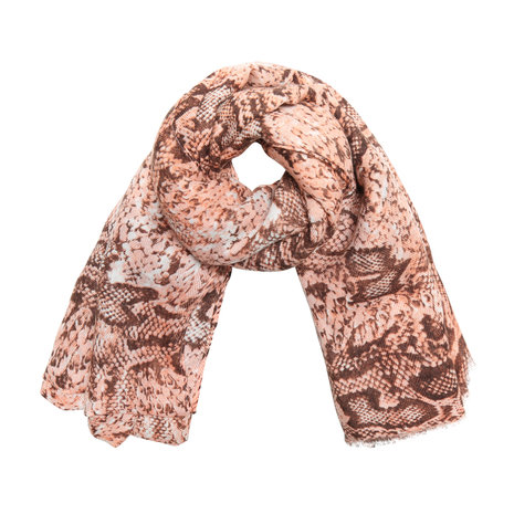 Sjaal dessert snake - Vintage roze