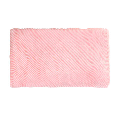 Sjaal plisse - Zacht roze