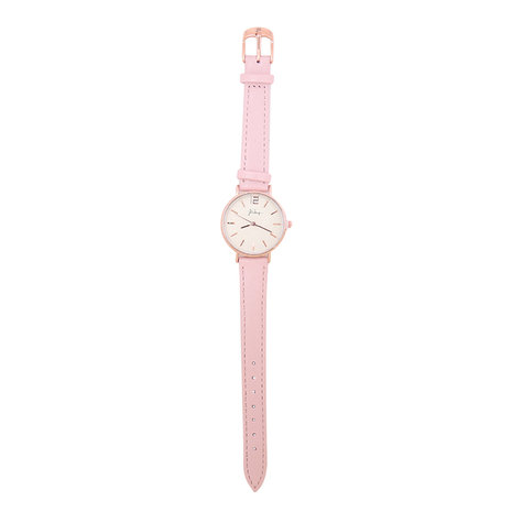 Horloge little time - Roze/Rose gold