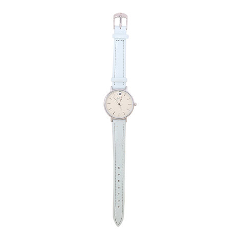 Horloge little time - Blauw/Zilver