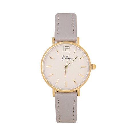 Horloge little time - Grijs/Goud