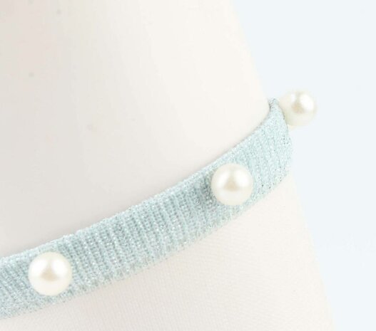 Sokken Pearls and glitter - Blauw
