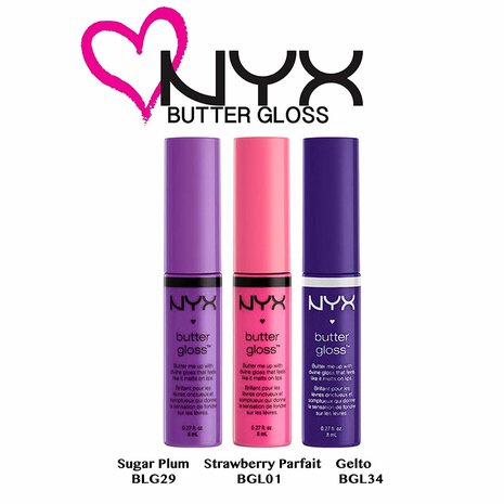 NYX Butter gloss geschenk set 