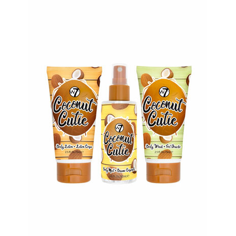 W7 travel set - Coconut cutie