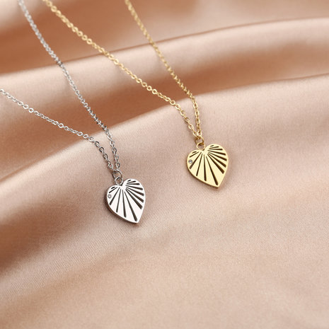 Ketting heart - goud